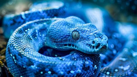  Python: The Silent Hunter with Coiled Scales and Venomous Eyes